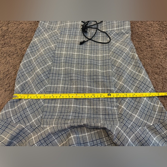 2 FOR $20 Shein Pinafore Plaid Over All Dress School Girl Jumper 100% Cotton M - Picture 10 of 10